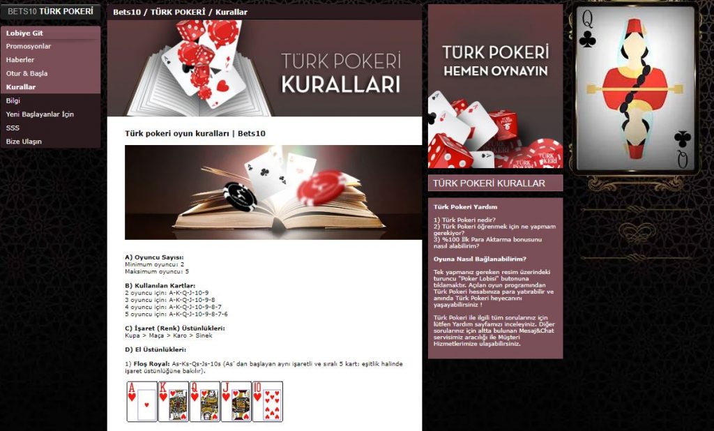 Turk Pokeri Nedir ve Nasil Oynanir